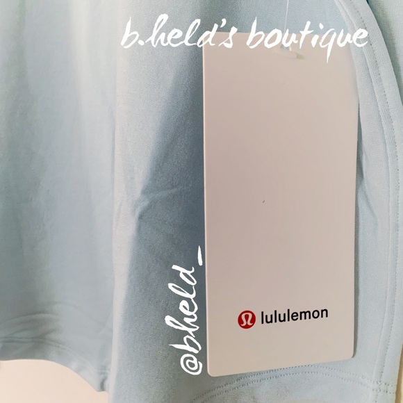 lululemon Love Modal Fleece Long Sleeve Shirt in Powder Blue Size 4 New NWT - Picture 5 of 12